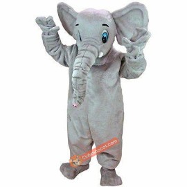 African Elephant Mascot Costume, African Elephant Costume