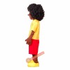 Afro Boy Mascot Costume, Afro Boy Costume