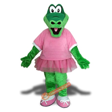 Alice Alligator Mascot Costume, Alice Alligator Costume