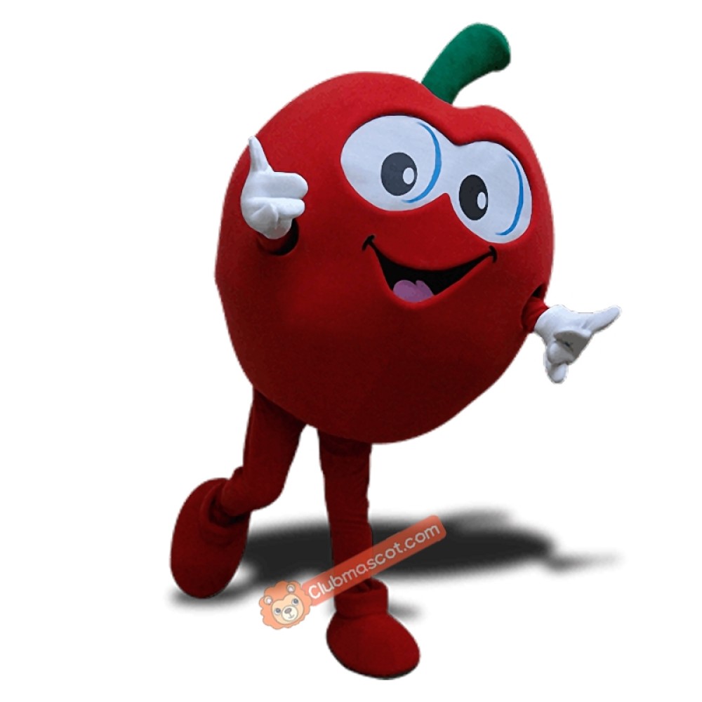 Apple Character Mascot Costume, Apple Character Costume