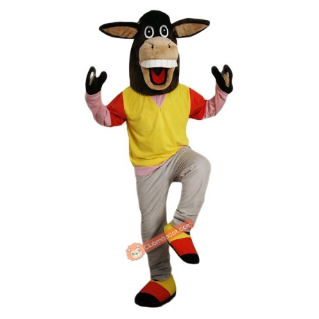 Athletic Sport Donkey Mascot Costume, Athletic Sport Donkey Costume