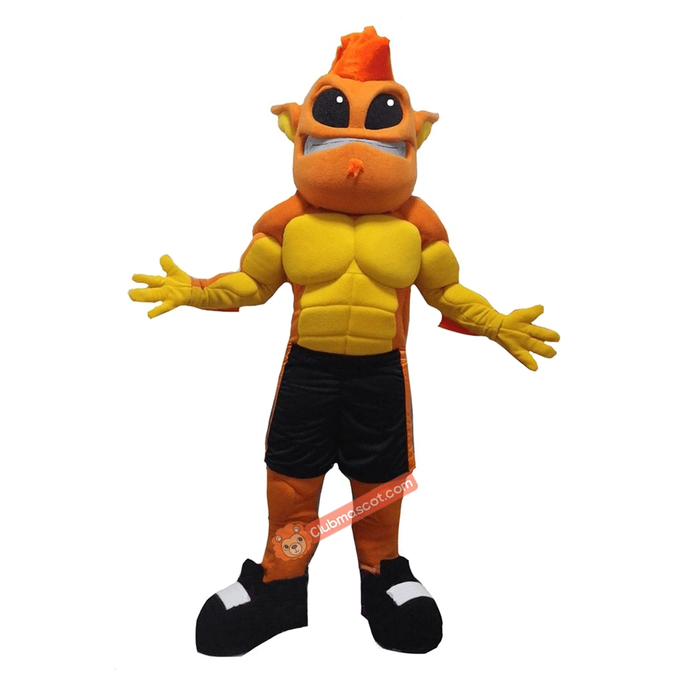 Athleticos Estrategia Alien Mascot Costume, Athleticos Estrategia Alien Costume