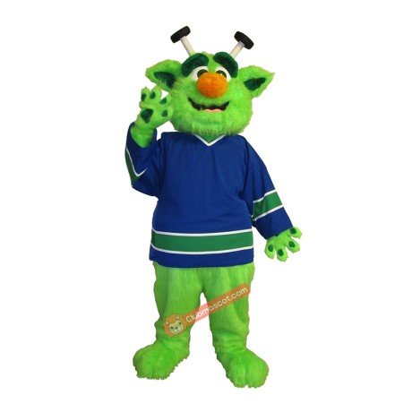 Audie the Alien Mascot Costume, Audie the Alien Costume