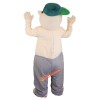 Bad Guy Man Wearing Glasses Cartoon Mascot Costume, Bad Guy Man Wearing Glasses Cartoon Costume