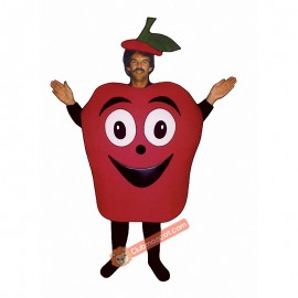 Baked Apple Mascot Costume, Baked Apple Costume