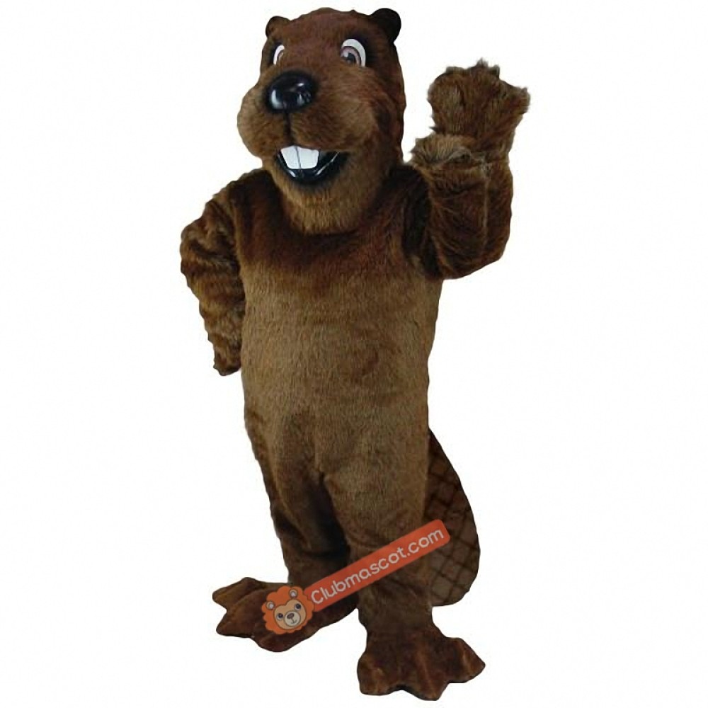 Barney Beaver Mascot Costume, Barney Beaver Costume