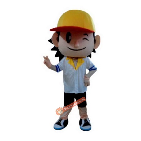 Baseball Boy Cartoon Mascot Costume, Baseball Boy Cartoon Costume