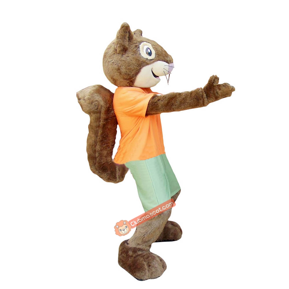 Beach Squirrel Mascot Costume, Beach Squirrel Costume