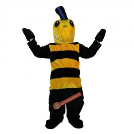 Bee Honeybee Apidae Apis Cartoon Mascot Costume, Bee Honeybee Apidae Apis Cartoon Costume