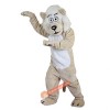 Beige Lion Beard Moustache Mascot Costume, Beige Lion Beard Moustache Costume