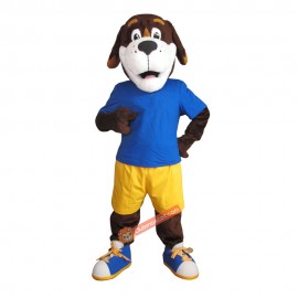 Bernie Dog Mascot Costume, Bernie Dog Costume