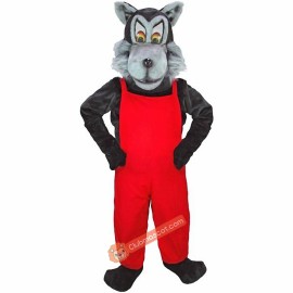 Big Bad Wolf Mascot Costume, Big Bad Wolf Costume