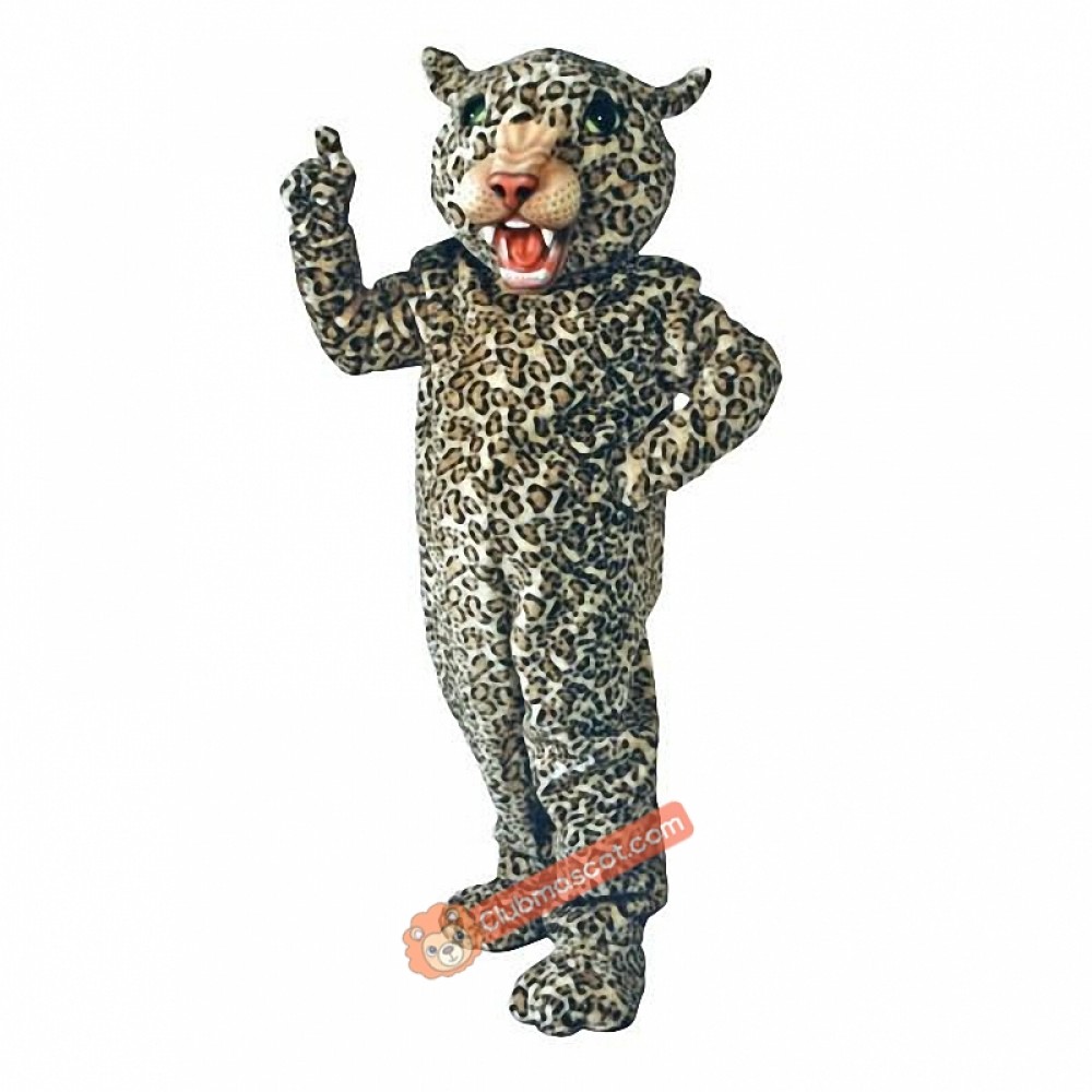 Big Cat Leopard Mascot Costume, Big Cat Leopard Costume