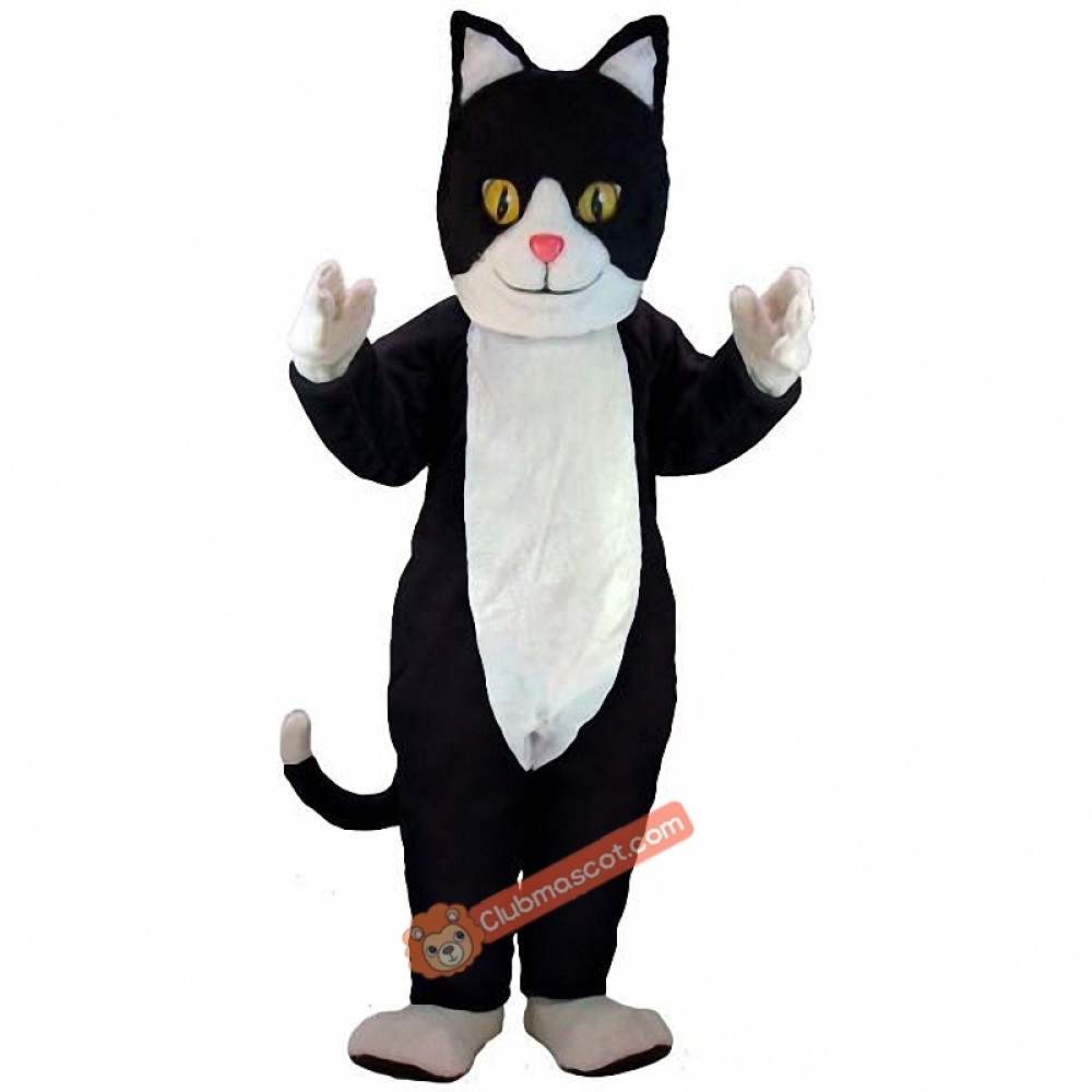 Black & White Cat Lightweight Mascot Costume, Cat Costume