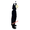 Black Cow Cartoon Mascot Costume, Black Cow Cartoon Costume