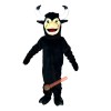 Black Cow Cartoon Mascot Costume, Black Cow Cartoon Costume