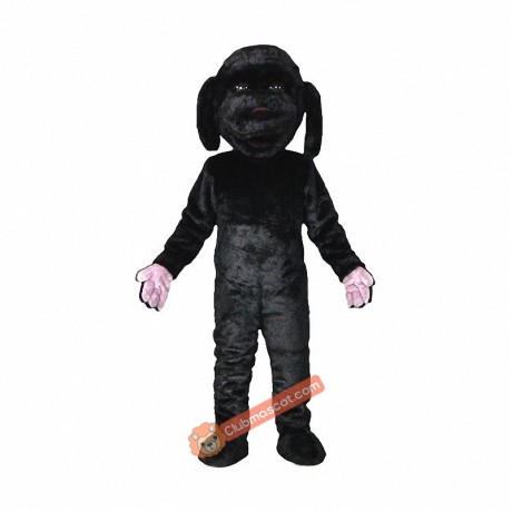 Black Dog Mascot Costume, Black Dog Costume