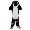 Black Dolphin Cartoon Mascot Costume, Black Dolphin Cartoon Costume