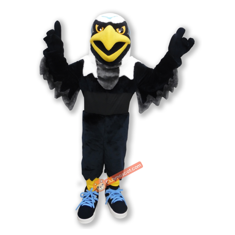 Black Domineering Valor Eagle Mascot Costume, Black Domineering Valor Eagle Costume