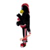 Black Eagle Cartoon Mascot Costume, Black Eagle Cartoon Costume