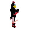 Black Eagle Cartoon Mascot Costume, Black Eagle Cartoon Costume