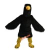 Black Eagle Cartoon Mascot Costume, Black Eagle Cartoon Costume