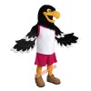 Black Eagle Mascot Costume, Black Eagle Costume