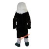 Black Eagle White Head Cartoon Mascot Costume, Black Eagle White Head Cartoon Costume