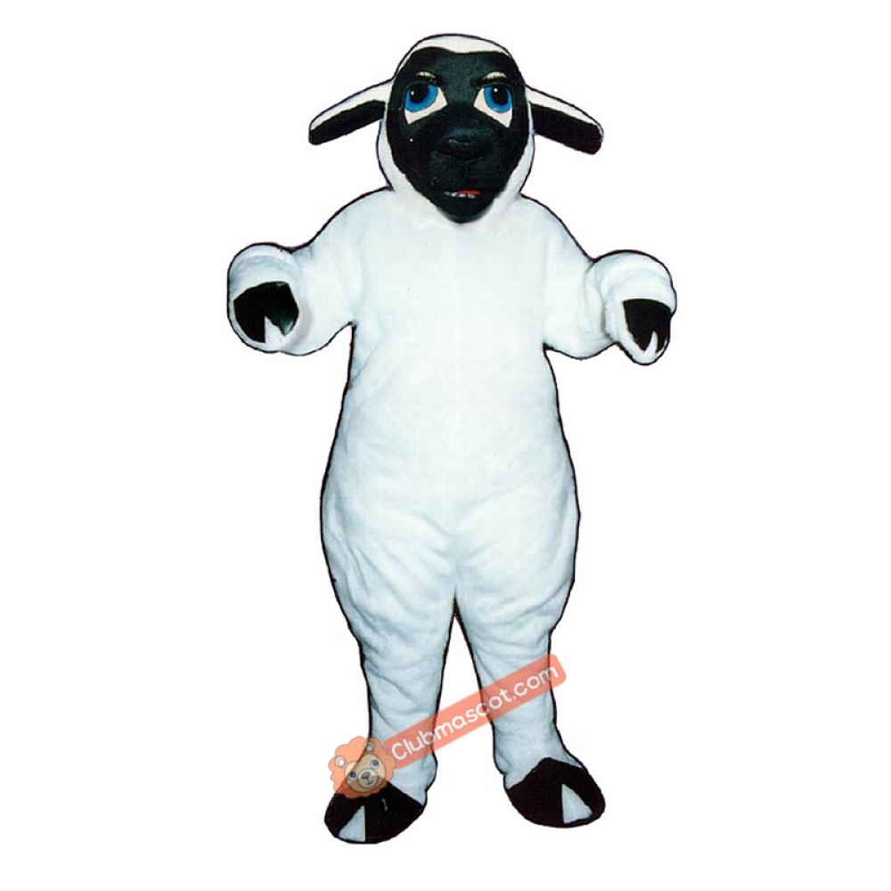 Black Faced Sheep Mascot Costume, Black Faced Sheep Costume