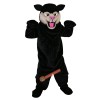 Black Felis Silvestris Cat Cartoon Mascot Costume, Black Felis Silvestris Cat Cartoon Costume