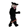 Black Felis Silvestris Cat Cartoon Mascot Costume, Black Felis Silvestris Cat Cartoon Costume