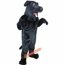 Black Lab Dog Mascot Costume, Black Lab Dog Costume