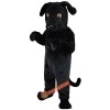 Black Lab Lightweight Mascot Costume, Black Lab Costume