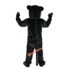 Black Leopard Panther Cartoon Mascot Costume, Black Leopard Panther Cartoon Costume