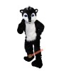 Black Raccoon Cartoon Mascot Costume, Black Raccoon Cartoon Costume