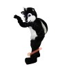 Black Raccoon Cartoon Mascot Costume, Black Raccoon Cartoon Costume