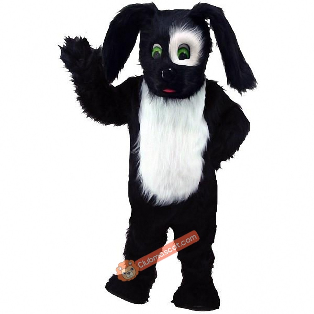 Black Sheepdog Lightweight Mascot Costume, Black Sheepdog Costume