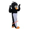 Black White Crow Cartoon Mascot Costume, Black White Crow Cartoon Costume