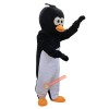 Black White Crow Cartoon Mascot Costume, Black White Crow Cartoon Costume