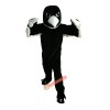 Black White Eagle Cartoon Mascot Costume, Black White Eagle Cartoon Costume