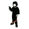 Black White Eagle Cartoon Mascot Costume, Black White Eagle Cartoon Costume