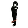 Black White Eagle Cartoon Mascot Costume, Black White Eagle Cartoon Costume