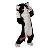 Black and White Cat Cartoon Mascot Costume, Black and White Cat Cartoon Costume