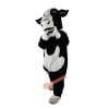 Black and White Cow Cartoon Mascot Costume, Black and White Cow Cartoon Costume