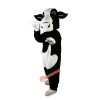 Black and White Cow Cartoon Mascot Costume, Black and White Cow Cartoon Costume