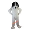 Black and White Dog Cartoon Mascot Costume, Black and White Dog Cartoon Costume