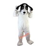 Black and White Dog Cartoon Mascot Costume, Black and White Dog Cartoon Costume