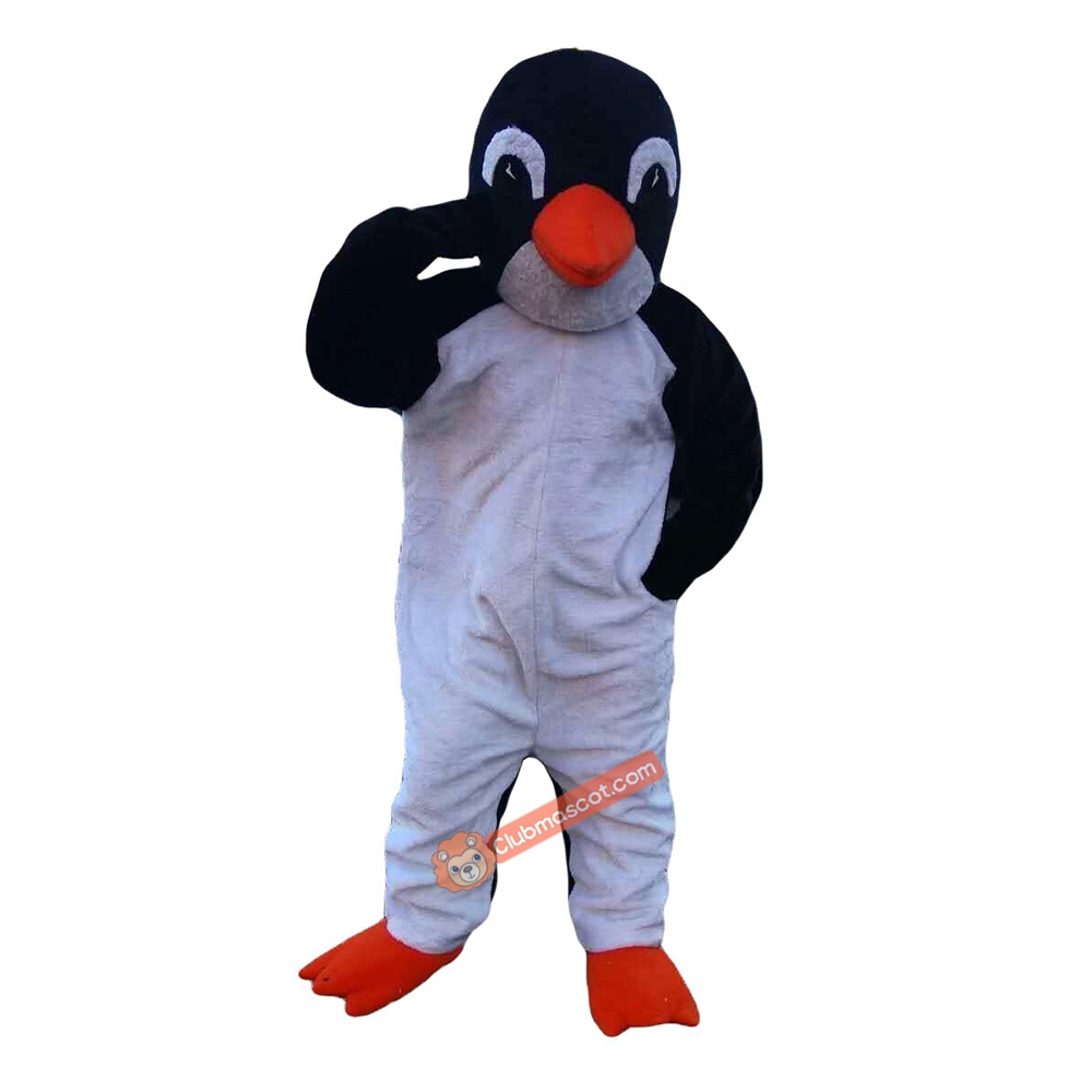 Black and White Penguin Mascot Costume, Black and White Penguin Costume