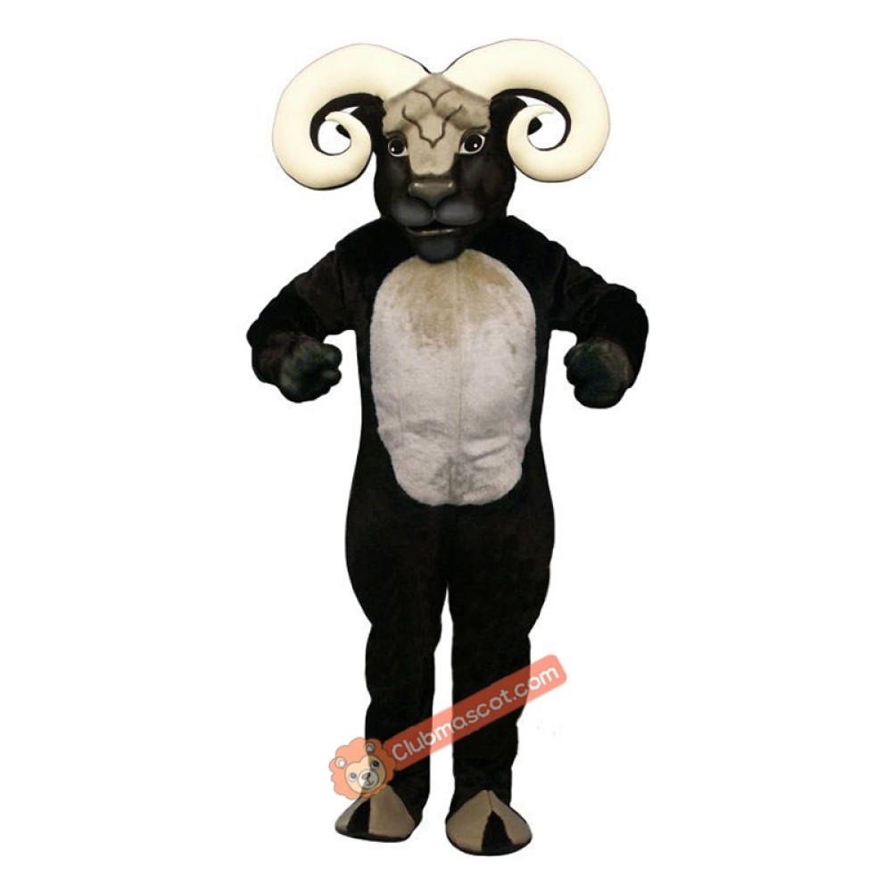 Blocking Ram Mascot Costume, Blocking Ram Costume