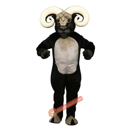 Blocking Ram Mascot Costume, Blocking Ram Costume